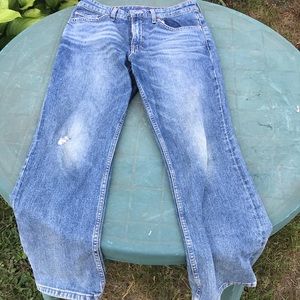 Lucky brand denim jeans with cute flare!